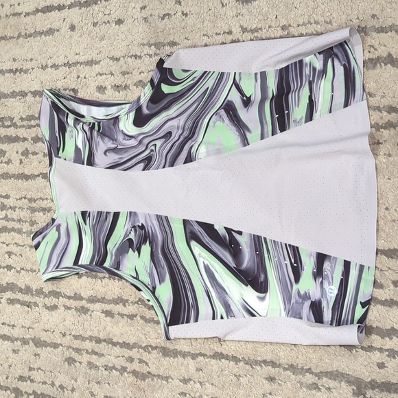 Lululemon Swift Ventilated Running Tank Top Paint Glide Warp Multi - Picture 9 of 11